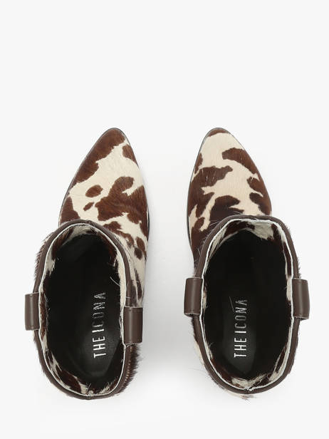 Santiago Laarzen Uit Leder The icona Beige women CISBOMA1 ander zicht 3